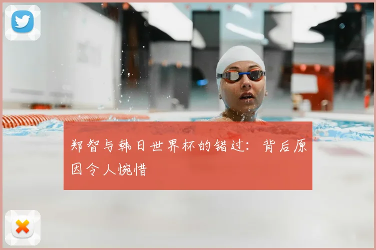 郑智与韩日世界杯的错过：背后原因令人惋惜